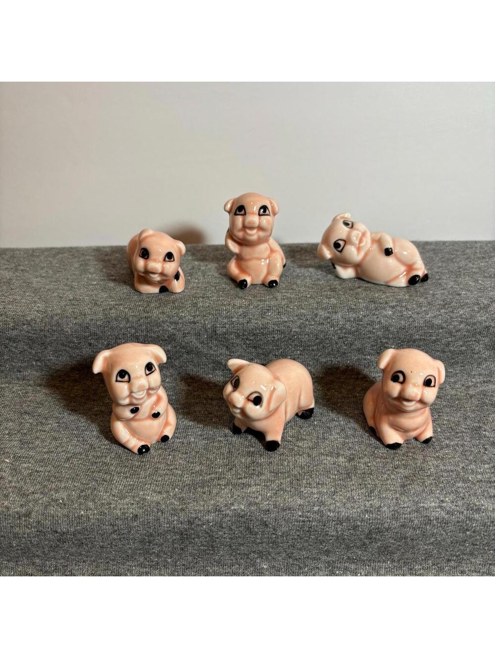 Pig Figurines - choice of six